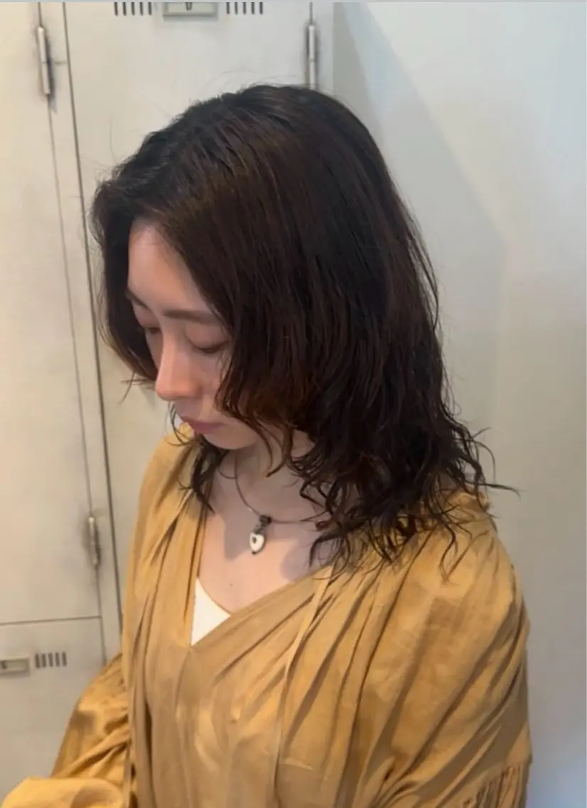 パーマ 艶カラー 🩵NATSUKIのヘアスタイル
