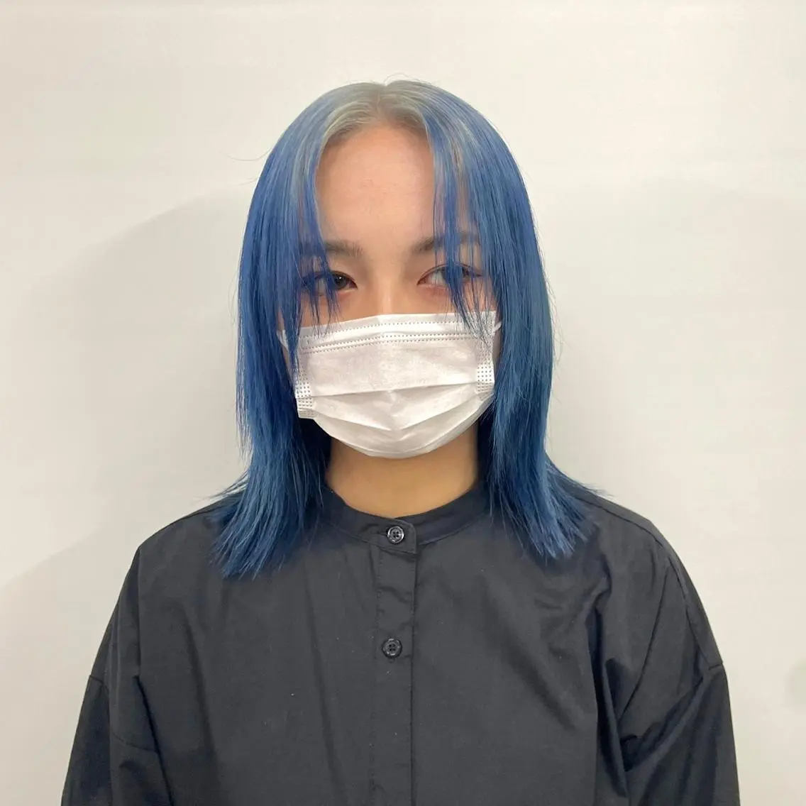 ミディアム カット ヘアカラー トリートメント ウルフレイヤー エクステ/kokiのヘアスタイル