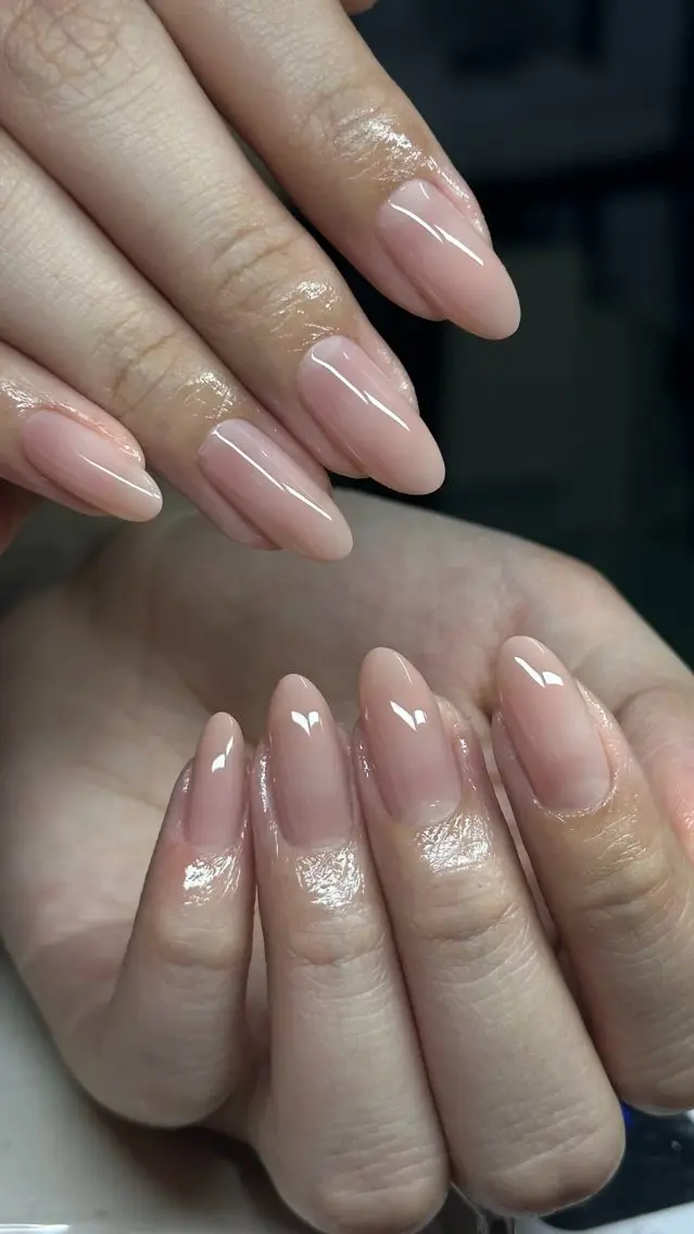 ネイル チークネイル ドット フレンチネイル グラデーション 韓国ネイル ハンドネイル Minette nailrinrinのネイルデザイン