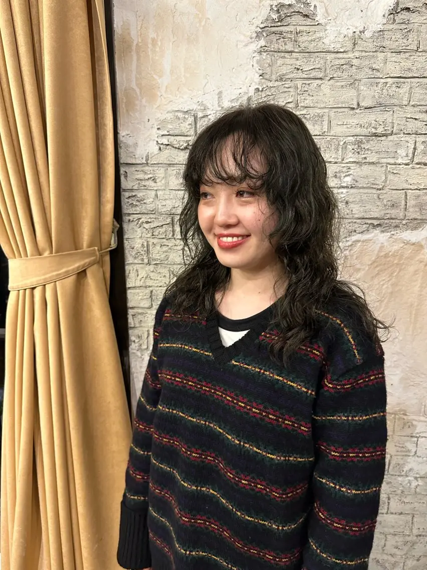 🧠フルコースメニュー🧠カット+パーマ+イルミナカラー¥18,500→¥17,000〜の写真
