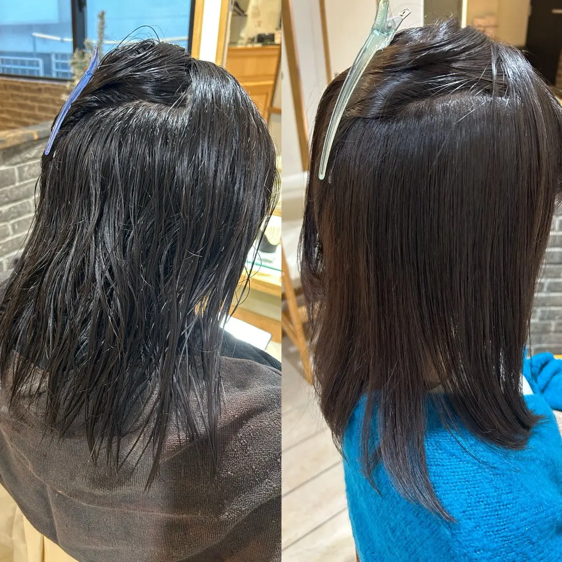 ミディアム パーマ 縮毛矯正 トリートメント Ami 🕊✨のヘアスタイル