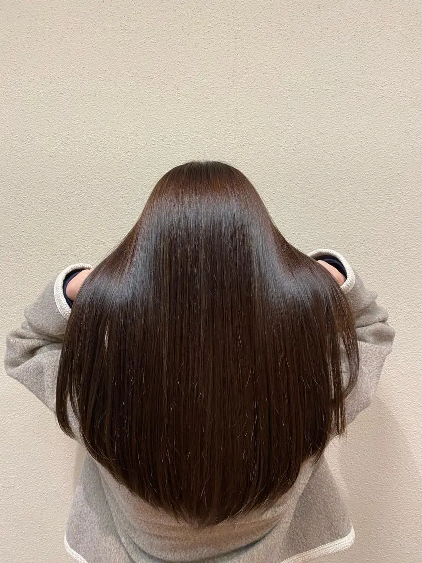 【柔らかい仕上がり】🥑縮毛矯正+カット✂️の写真
