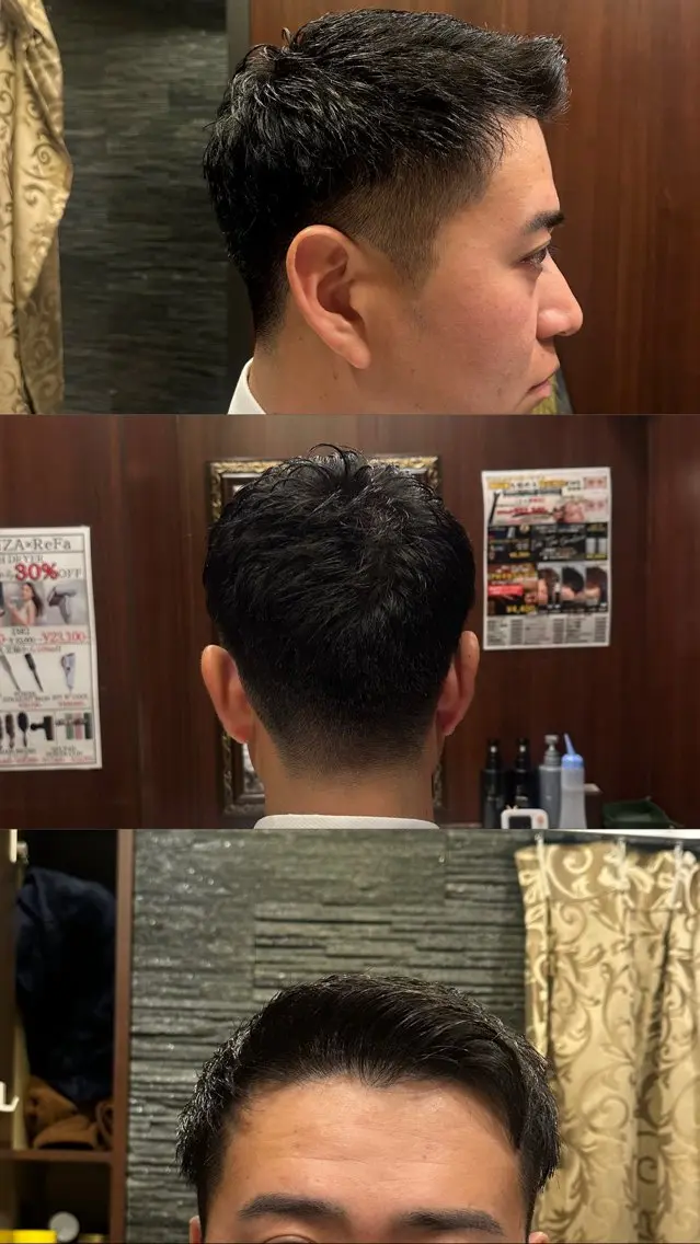 メンズ ビジネス 濵田 幸実のヘアスタイル
