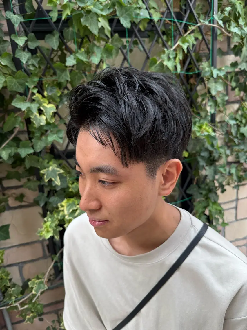 ショート メンズ ツーブロック 溝口 槙里也のヘアスタイル