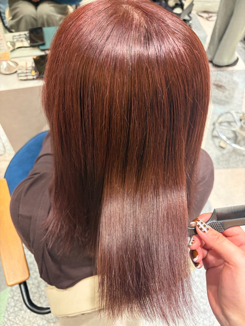 ミディアム Amas ゆいのヘアスタイル