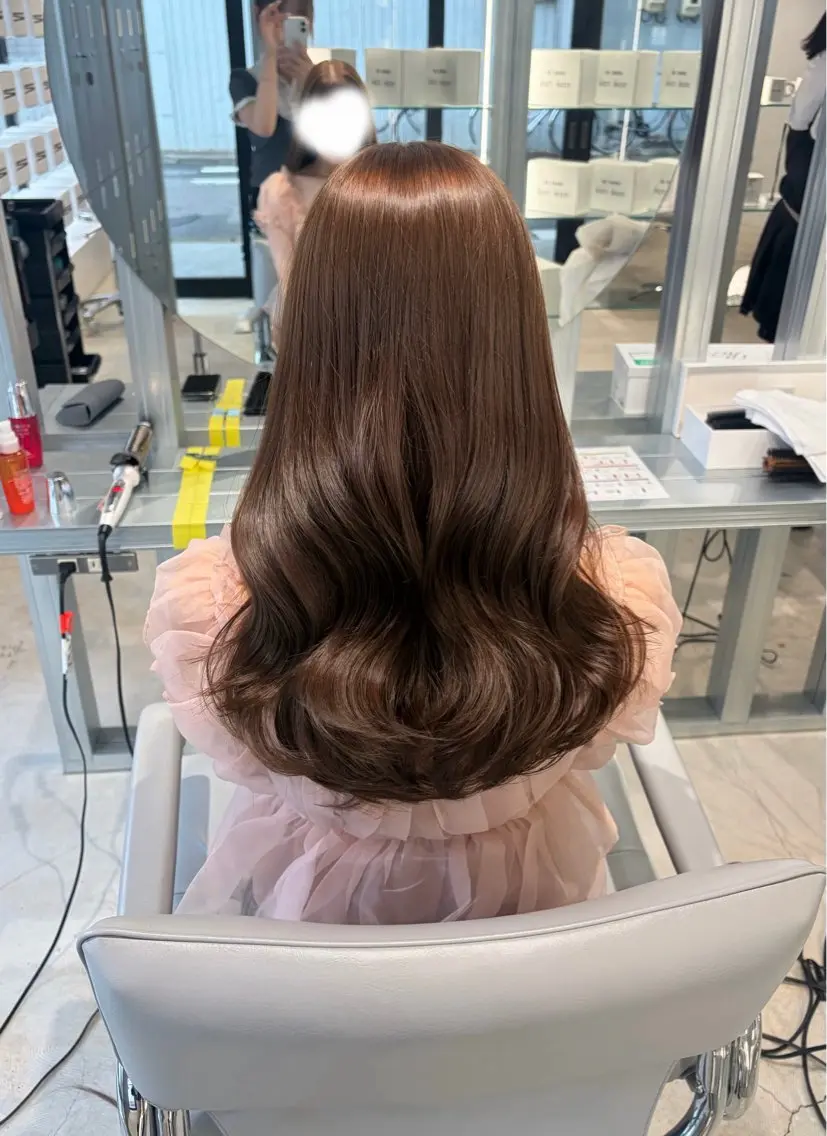 セミロング カラー カット ヘアカラー トリートメント ダブルカラー/レイヤ ーカット 🤍ゆきなのヘアスタイル