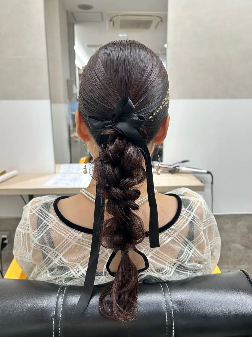 ヘアアレンジ ヘアセット GiseL ハイトー ンSa_ya🎀のヘアスタイル