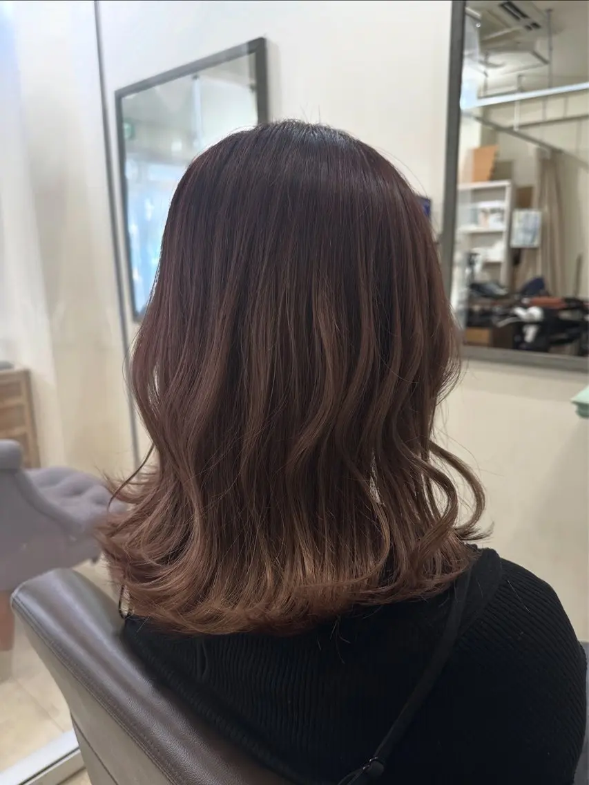 ミディアム メンズハイライト/ 透明感カラー⚡️内山のヘアスタイル