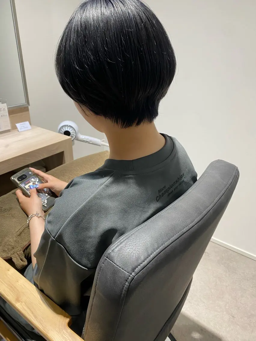 ショート ショートヘア カット 縮毛矯正 トリートメント 東田 恋のヘアスタイル