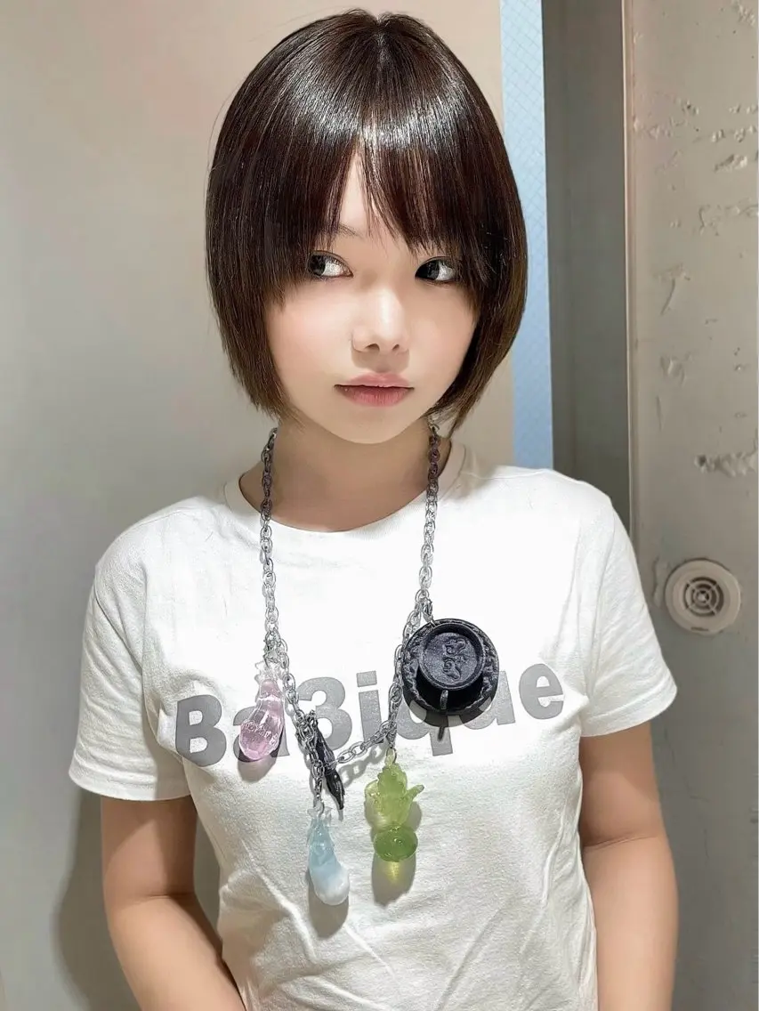 ショート ショートボブ ボブレイヤー ボブ レイヤーカット ショートヘア 抜け感ショートボブ/ レイヤーkoukiのヘアスタイル