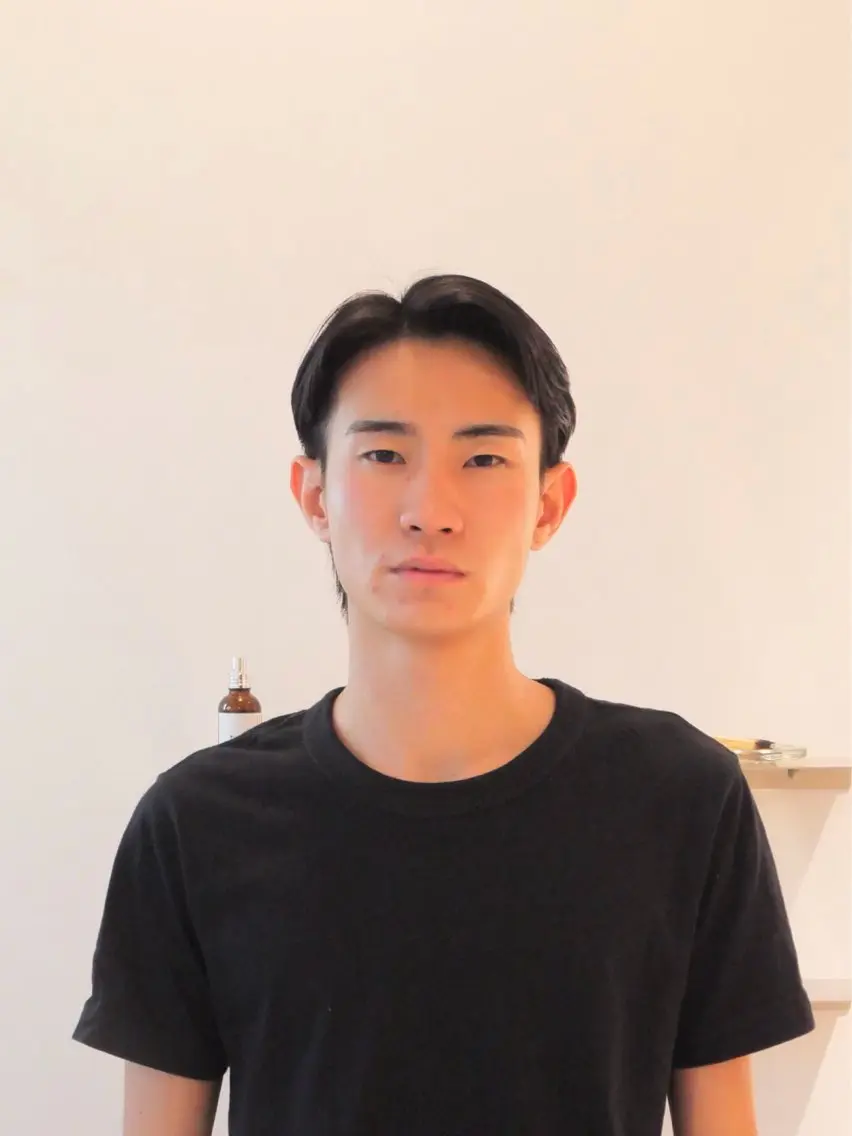 【夜カット　センターパート】19:00 メンズ新規限定の写真
