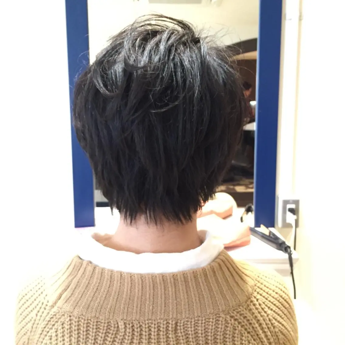 ショート ミディアム セミロング ロング カラー パーマ ヘアアレンジ メンズ キッズ ネイル まつエク 縮毛矯正 韓国ヘア♡おくれ毛♡ ボブ♡sayakaのヘアスタイル