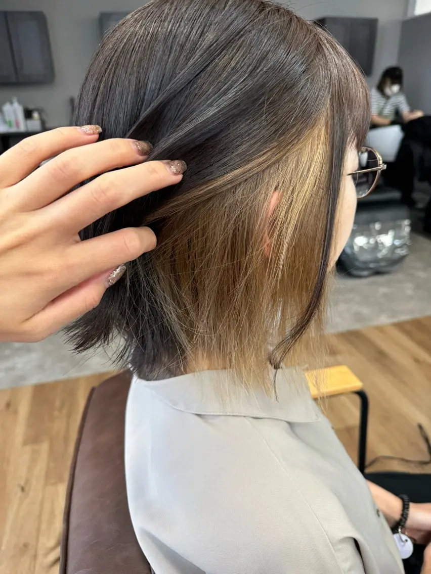 ミディアム A.casa まつおかのヘアスタイル