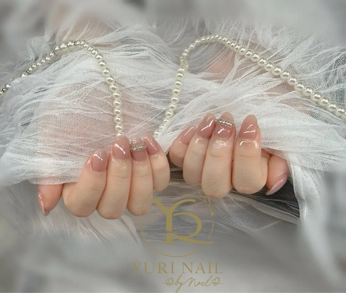 ネイル アートネイル フットネイル フレンチネイル ジェルネイル 韓国ネイル ハンドネイル フットネイル ハンドケア YURI Nail Funabashiのネイルデザイン