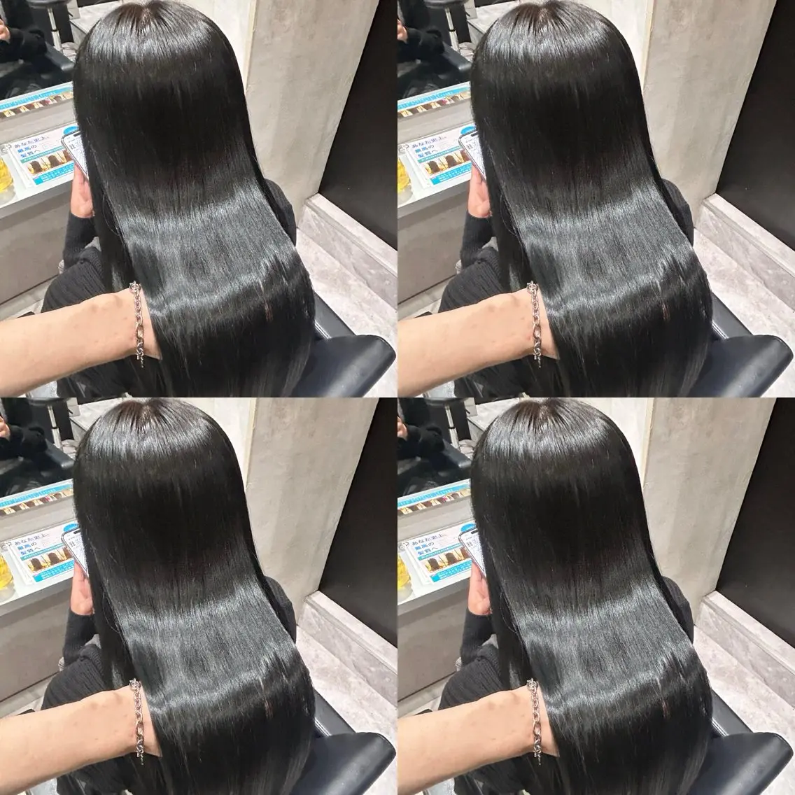 ロング カラー ダークグレー 髪質改善 カット ヘアカラー トリートメント 店長✨髪質改善✖️ 透明感カラー／純大のヘアスタイル