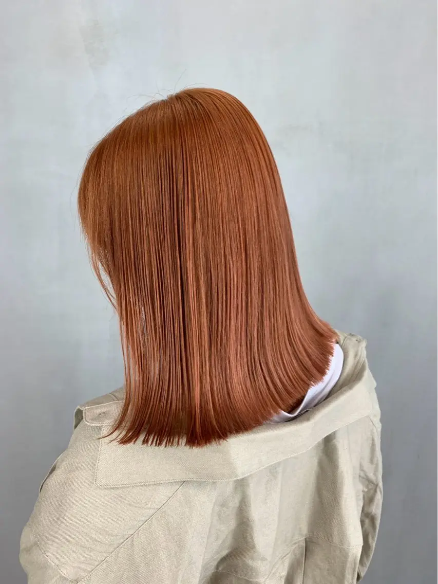 ミディアム カミヤマ リョウマのヘアスタイル
