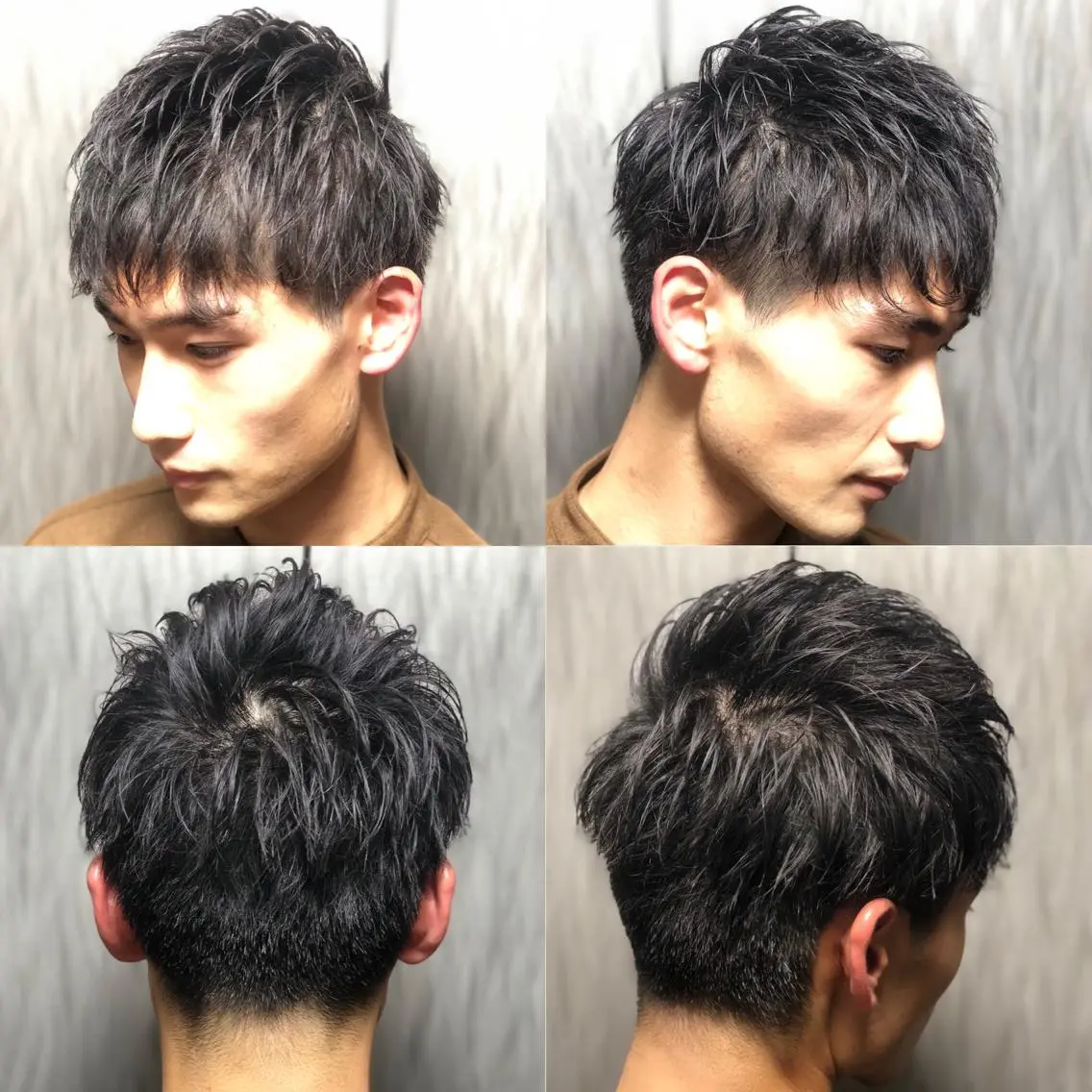 ミディアム ヘアアレンジ メンズ 萩原 勇樹のヘアスタイル