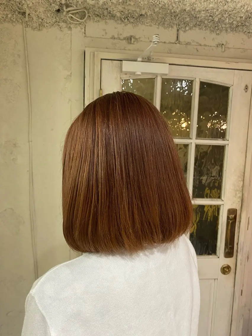 ミディアム カラー トリートメント 透明感うる艶カラー ￤コユキ🫧💞のヘアスタイル