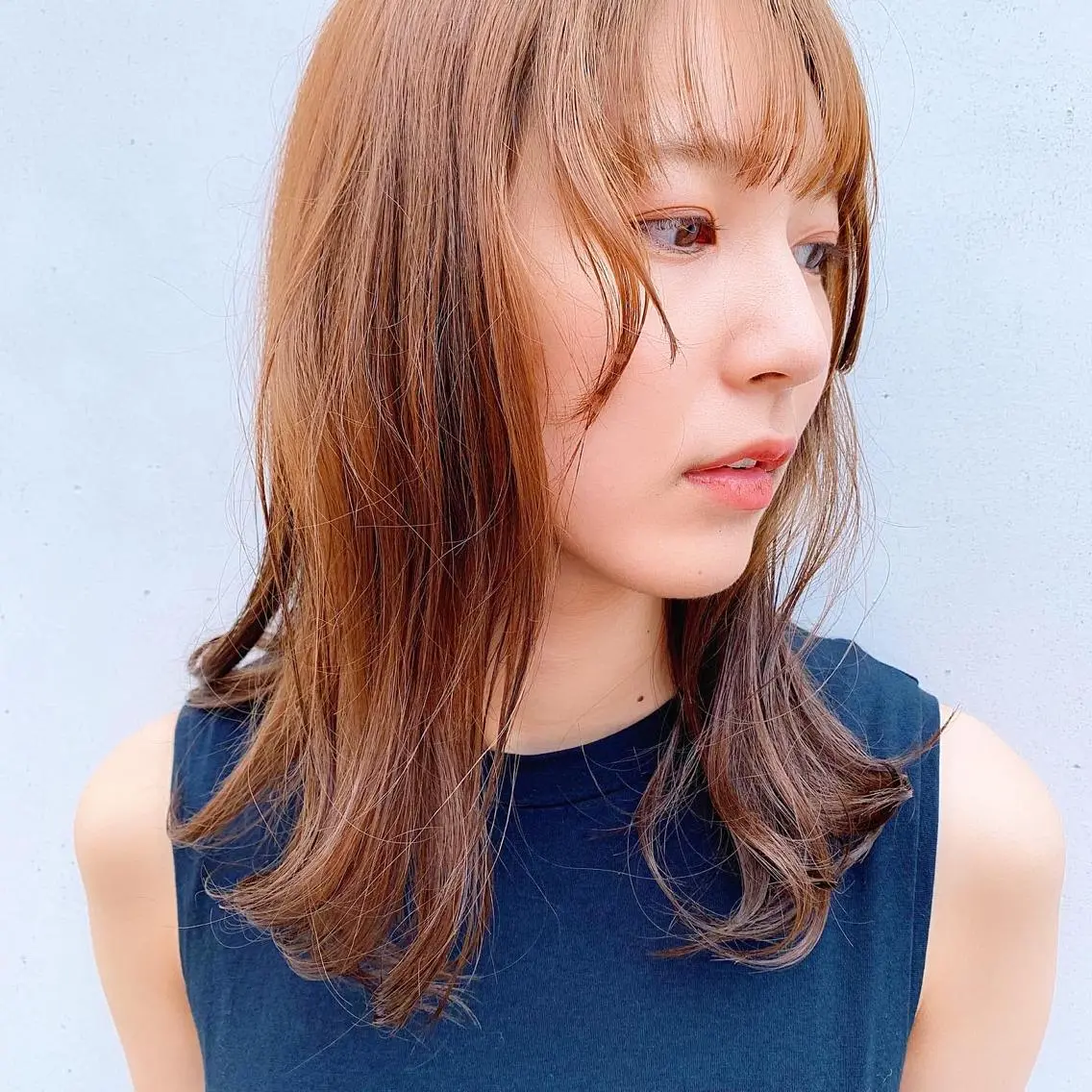 ロング カラー 中川 竜誠のヘアスタイル