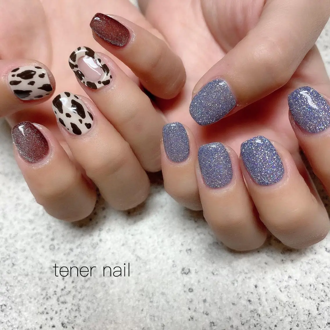 ネイル フラッシュネイル ラメ(グリッター) テネルネイル tener nailのネイルデザイン
