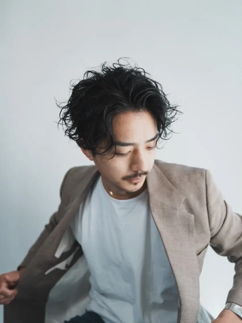 パーマ カット パーマ トリートメント 土屋 嘉慧のヘアスタイル