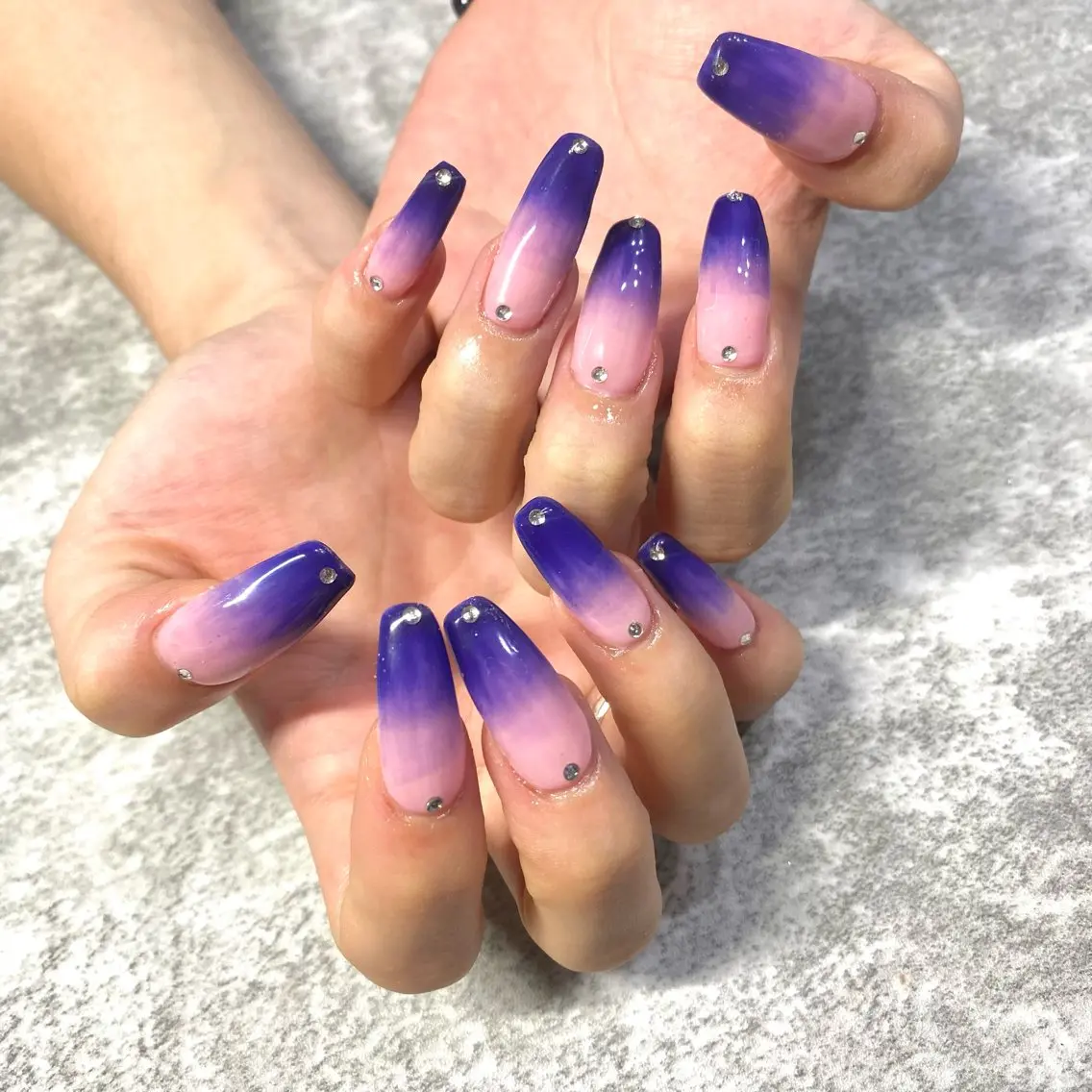 ネイル グラデーション ロングネイル ハンドネイル ★Rinail... .のネイルデザイン