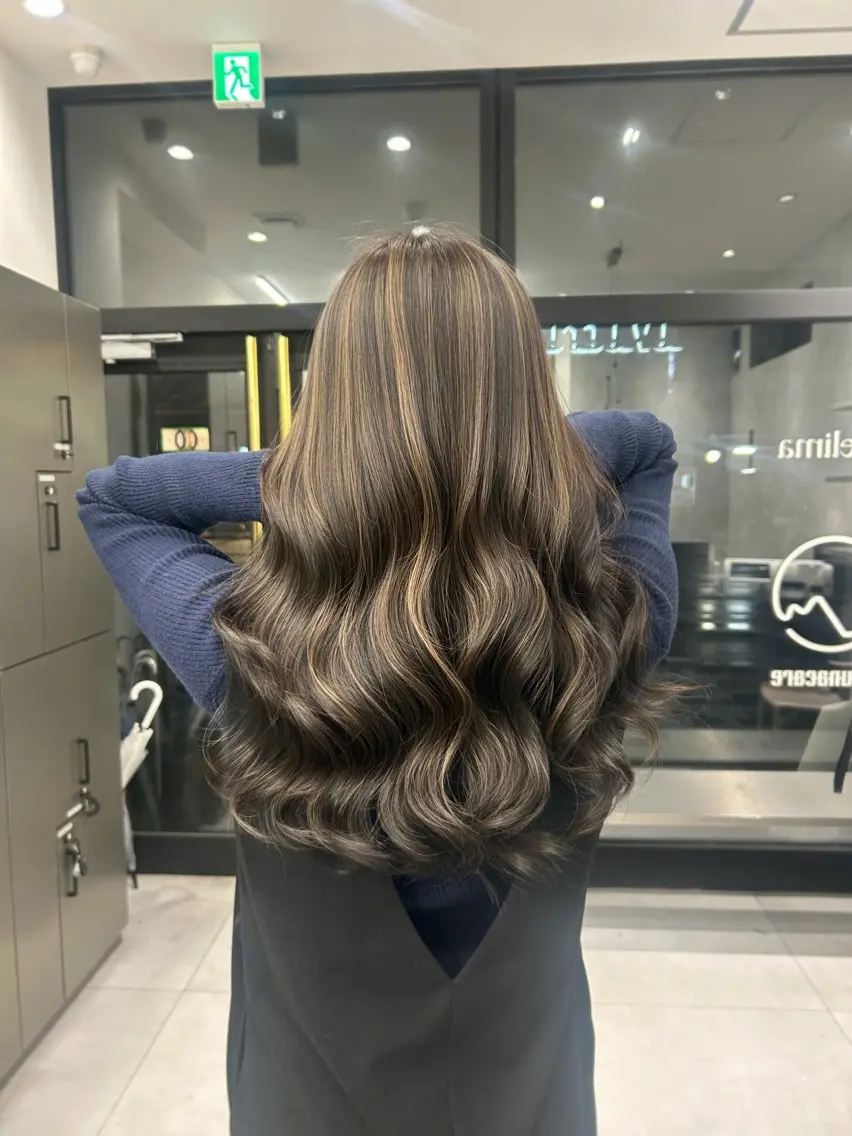 ロング ハイライト レイヤーカット カット ヘアカラー 大人レイヤー/艶美髪 🇺🇸TOMONAのヘアスタイル