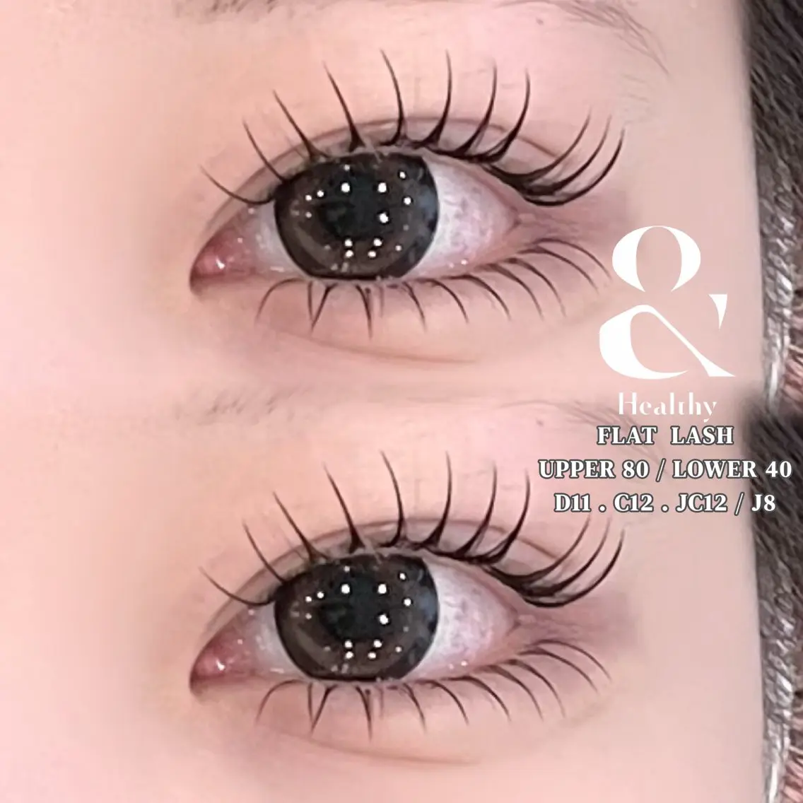マツエク・マツパ フラットラッシュ *OLIVIA池袋 *長友のマツエク・マツパデザイン
