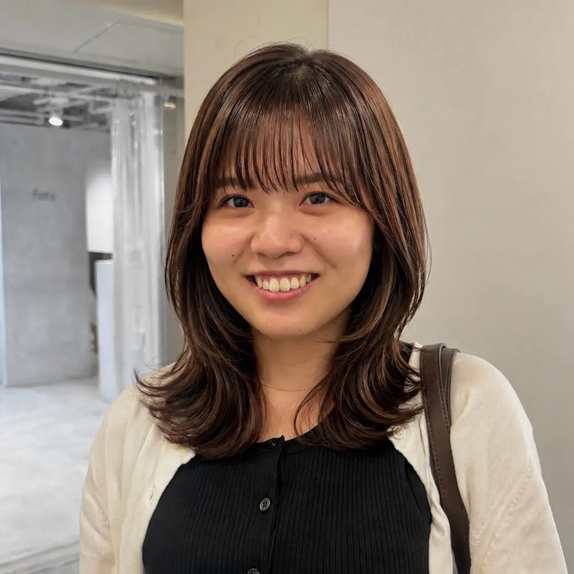 ミディアム カラー SAKI 新宿のヘアスタイル