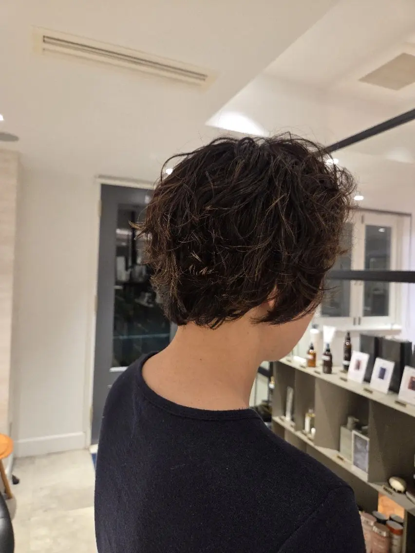 ショート パーマ ショートヘア ✨似合わせカット✨ 小田　なつめのヘアスタイル