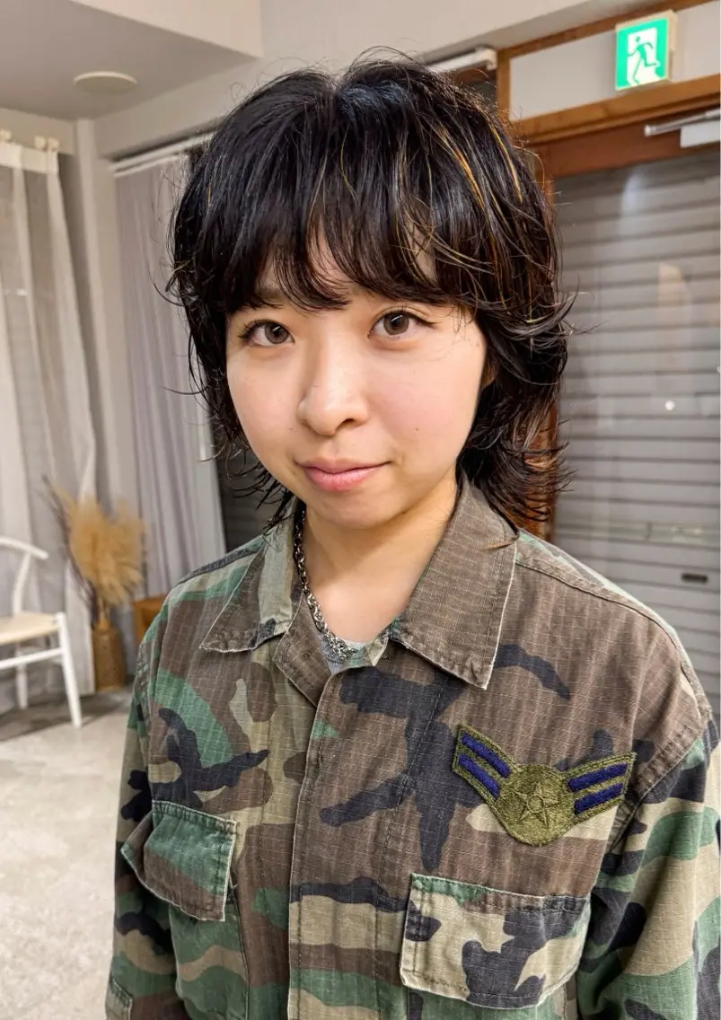 ショート パーマ くせ毛 ショートヘア ニュアンスパーマ カット パーマ トリートメント ショートカット cipre 萌乃のヘアスタイル