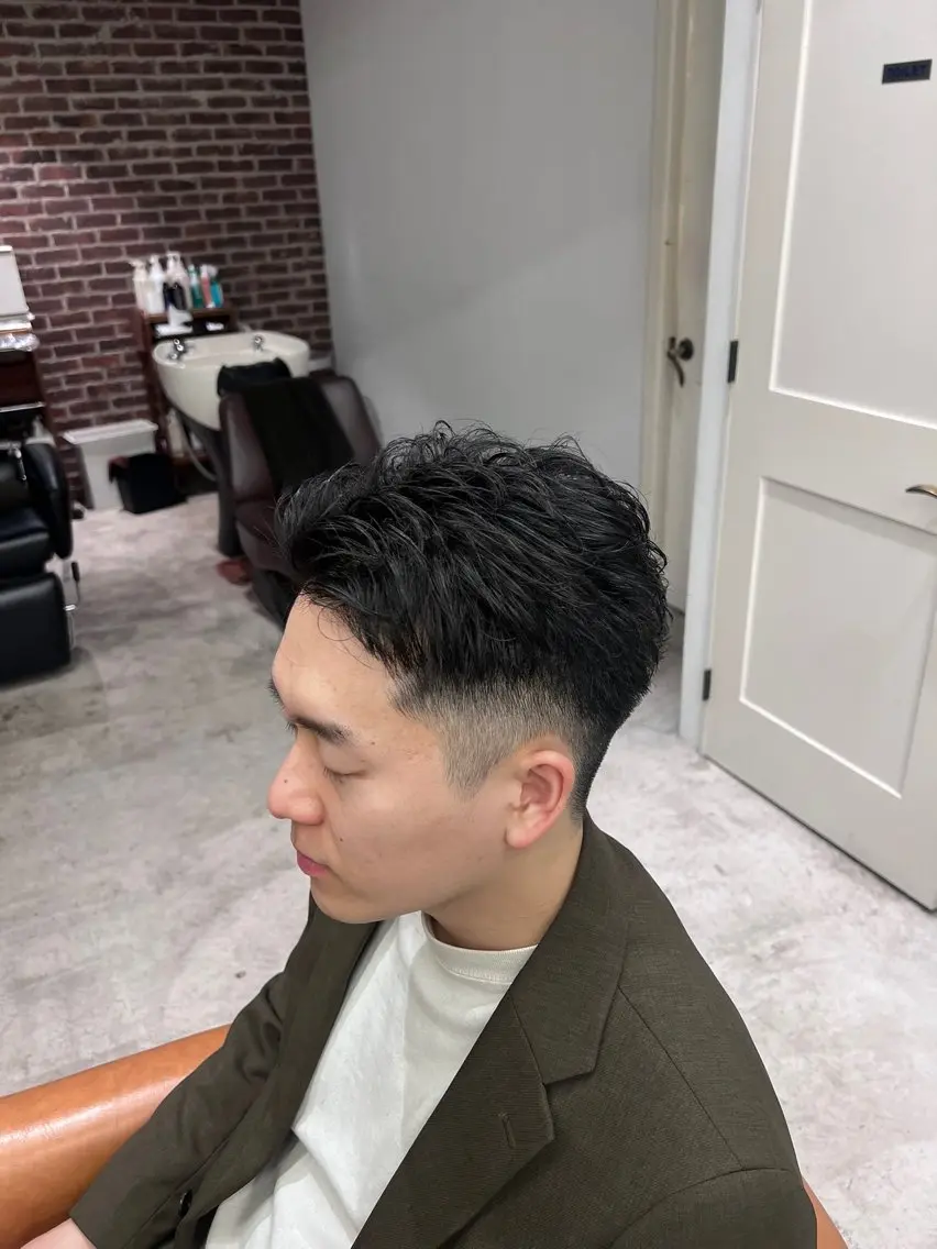 ショート カット ヘアセット tomoメンズ特化 /パーマ/カットのヘアスタイル
