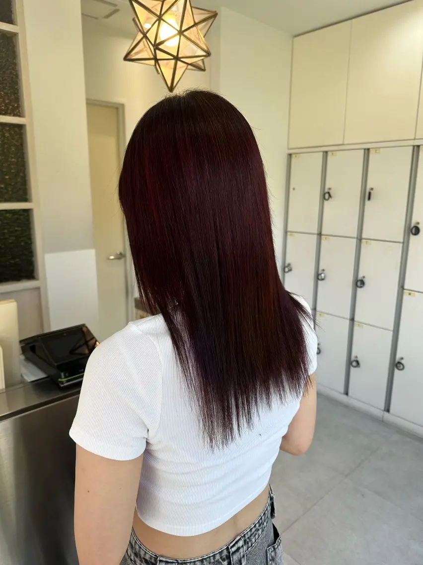 セミロング カラー カット ヘアカラー トリートメント ICHIKA/暖色 カラー / Wカラーのヘアスタイル
