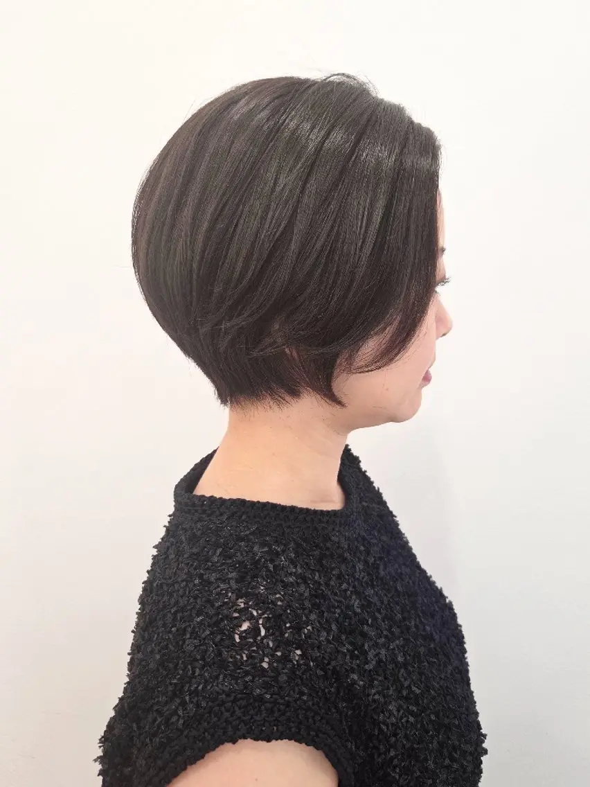 ショート カラー カット ヘアカラー トリートメント ヘッドスパ 齋藤 愛美のヘアスタイル
