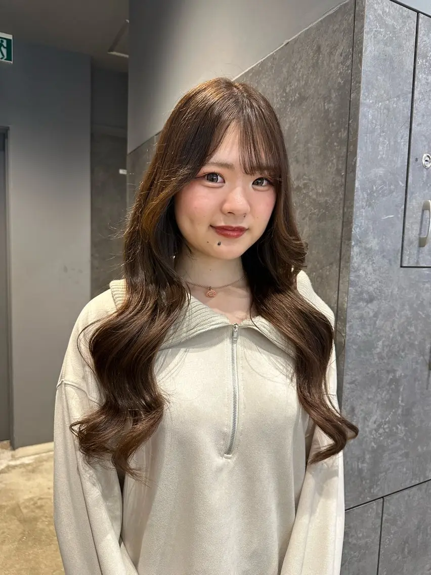 カラー ブリーチ ブリーチなしカラー レイヤーカット特化/ 🌛Mizukiのヘアスタイル
