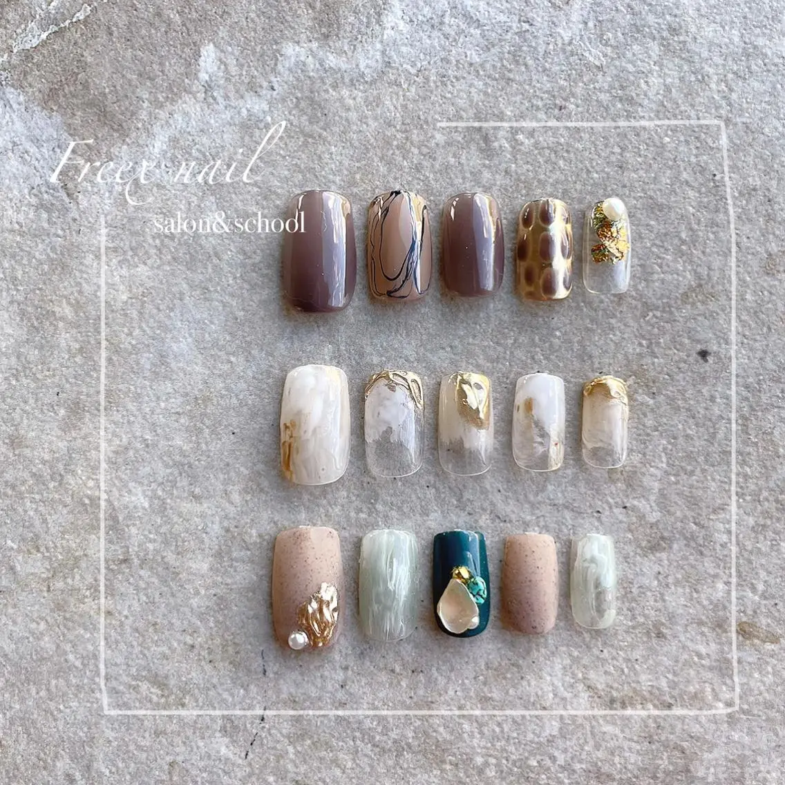 ネイル ハンドネイル ハンドケア freex nail /ニュアンス/個性派のネイルデザイン