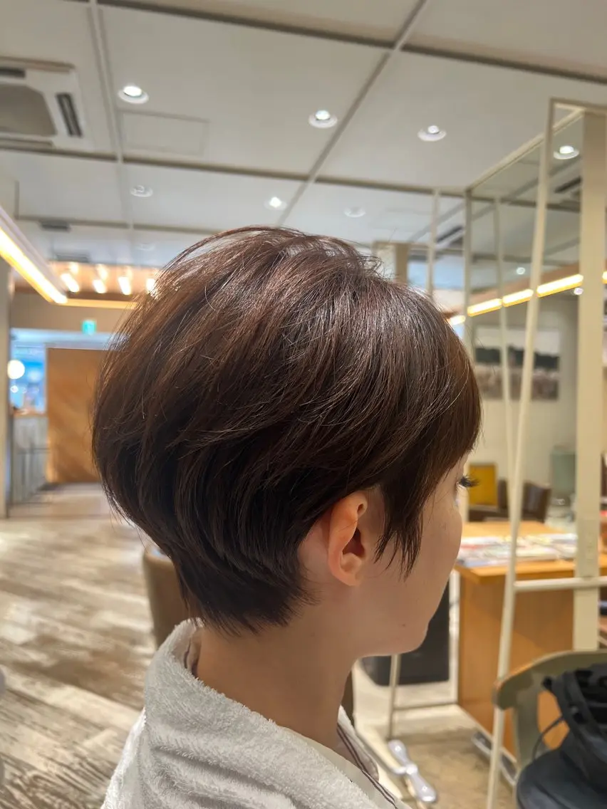 ショート くびれヘア ショートヘア 似合わせカット /宮本セナのヘアスタイル