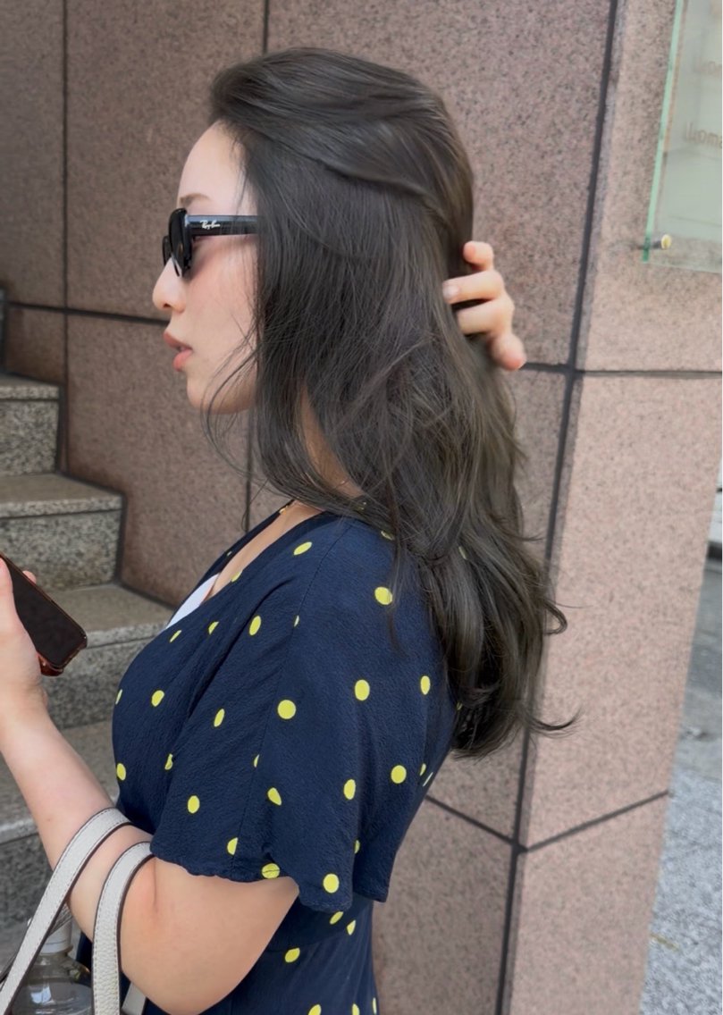 【オリーブカラー🫒】カット+カラー+プレミアムTR+炭酸ショートヘッドスパの写真
