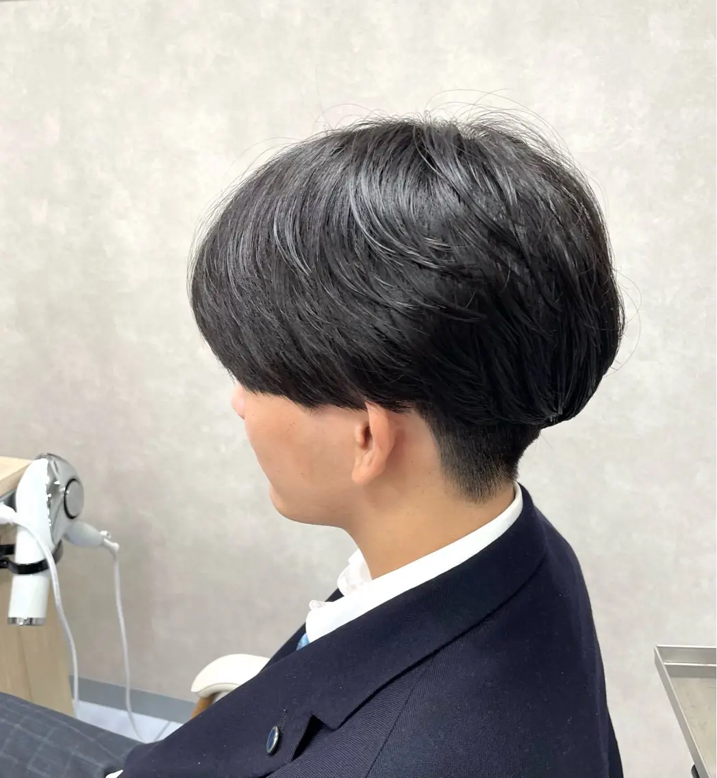 パーマ メンズ カット パーマ ダウンパーマ特化💎 ボブ・レイヤーりなのヘアスタイル
