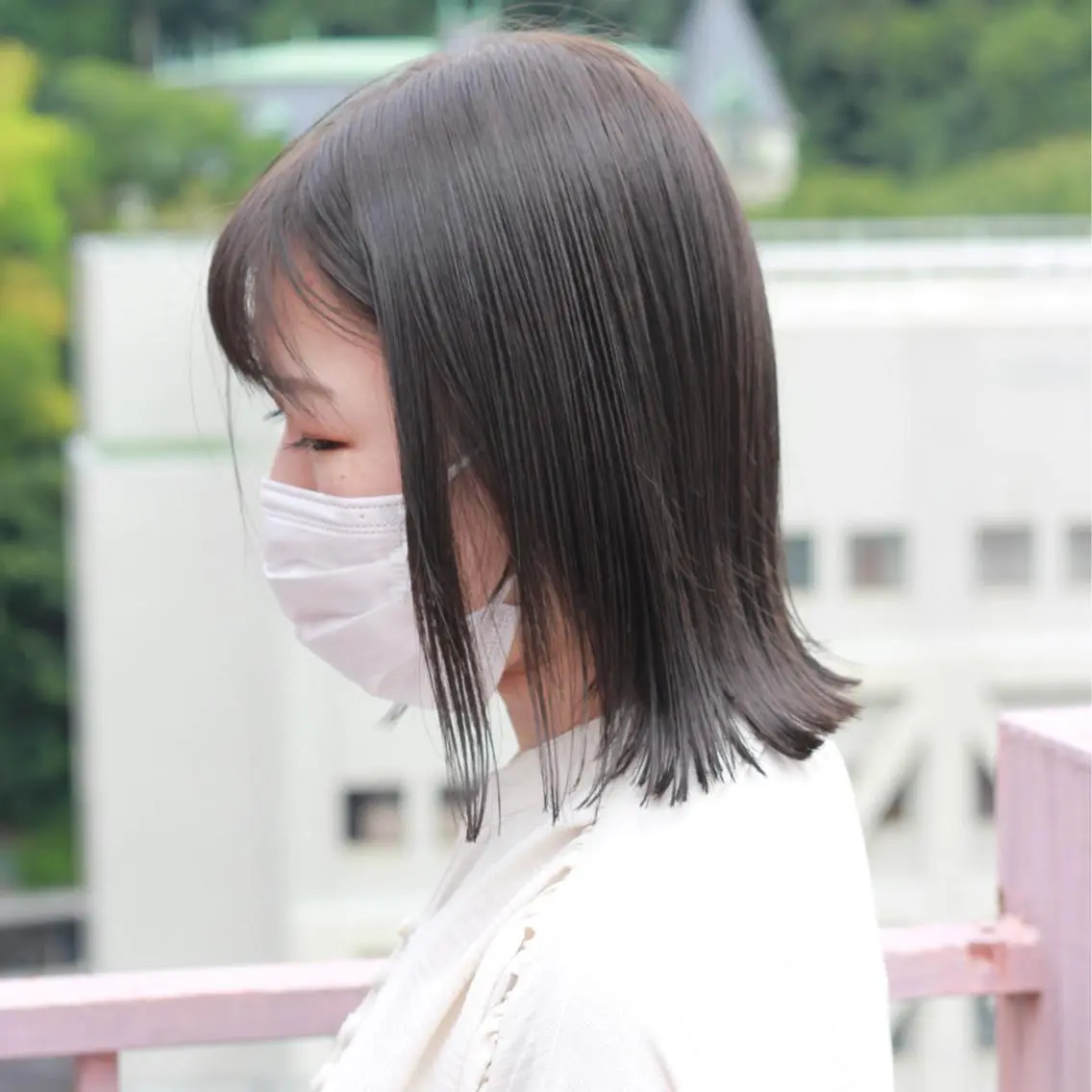 ショート カラー グレージュ オリーブグレージュ オリーブグレー カット ヘアカラー Viage （ビアージュ）のヘアスタイル