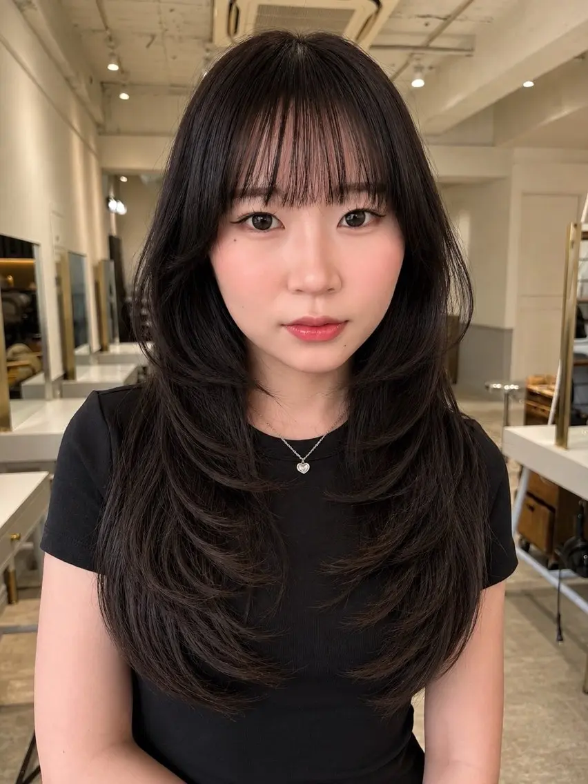 セミロング カラー ヘアアレンジ ヘアカラー トリートメント siki kaedeのヘアスタイル