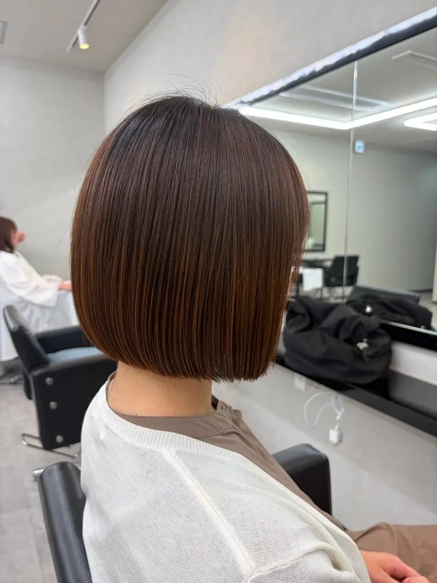 ショート ボブ 福島 あいりのヘアスタイル