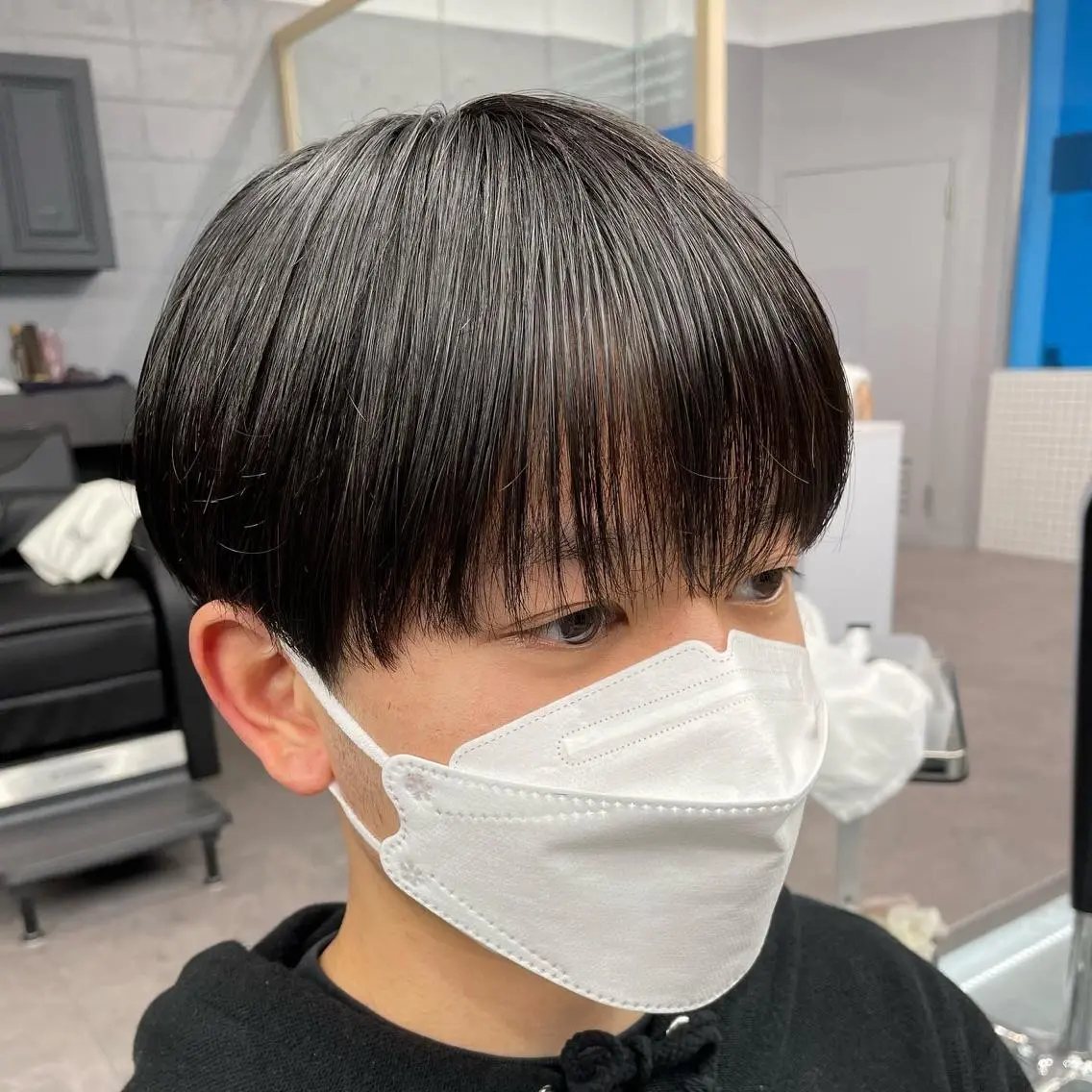 ショート パーマ メンズ レディースカット いからしゆうたのヘアスタイル