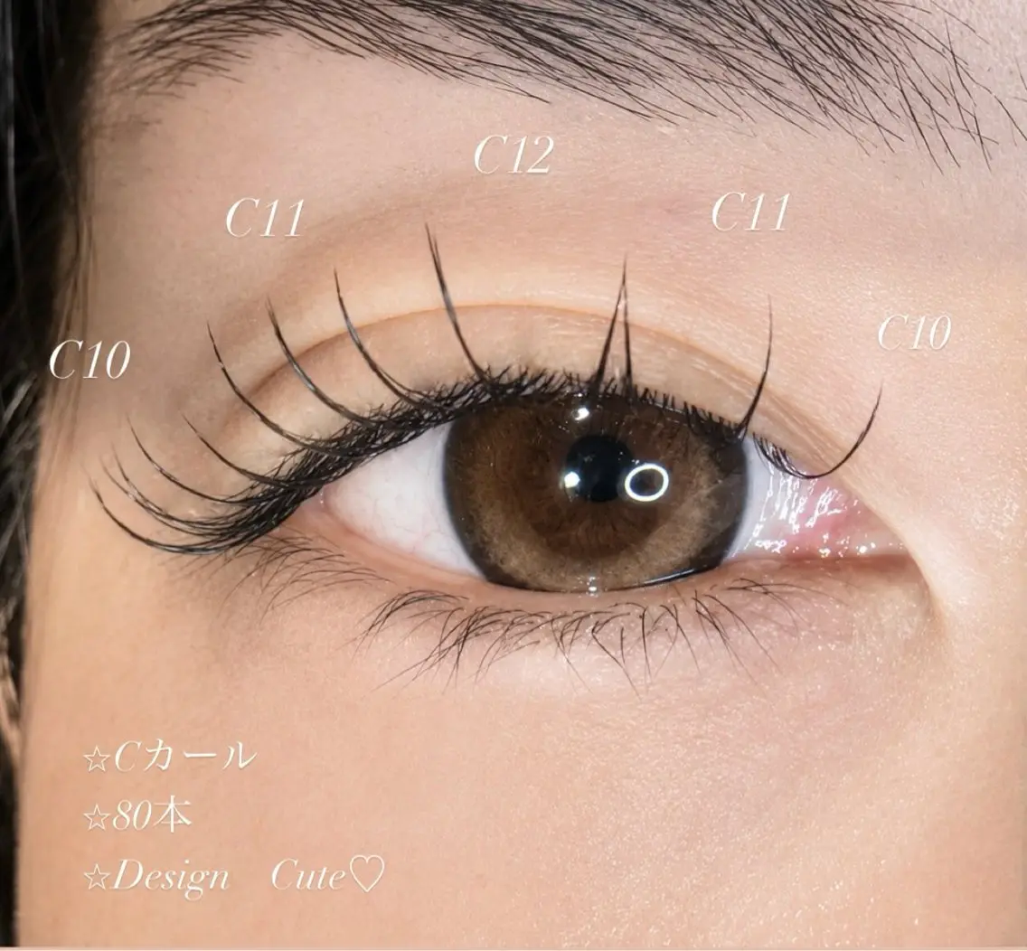 マツエク・マツパ niche  eye Natsumiのマツエク・マツパデザイン