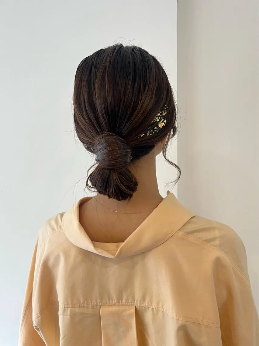 ミディアム ヘアセット 🟣niw SHUNNA🟣のヘアスタイル