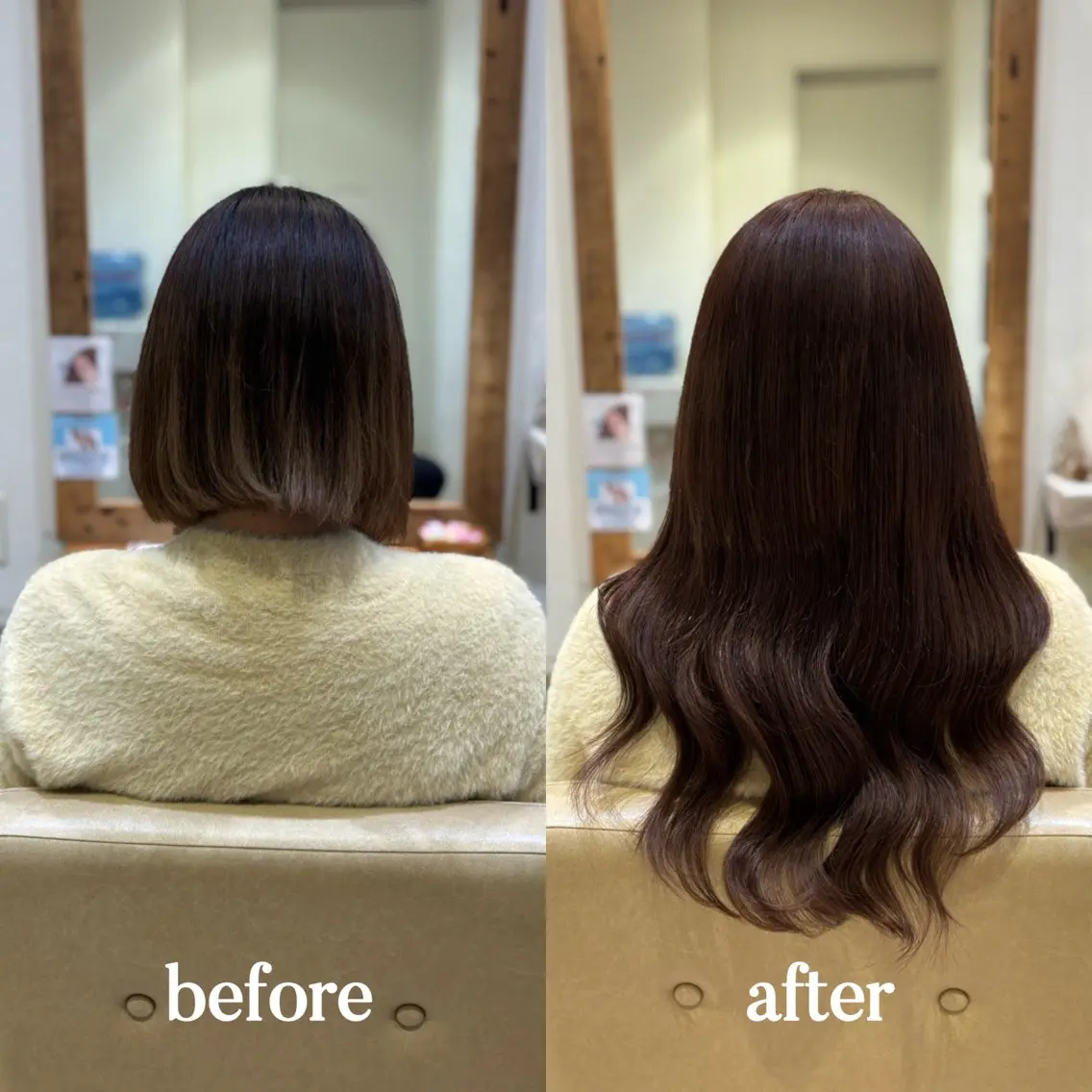 エクステ 𝐲𝐮𝐮𝐦𝐢 エクステ/ 艶カラーのヘアスタイル