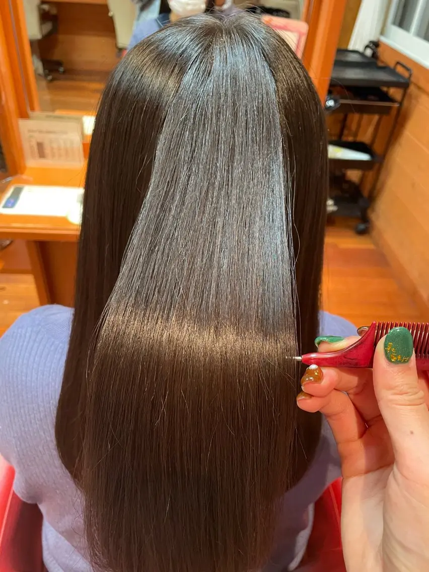 ロング 栗田 桃のヘアスタイル
