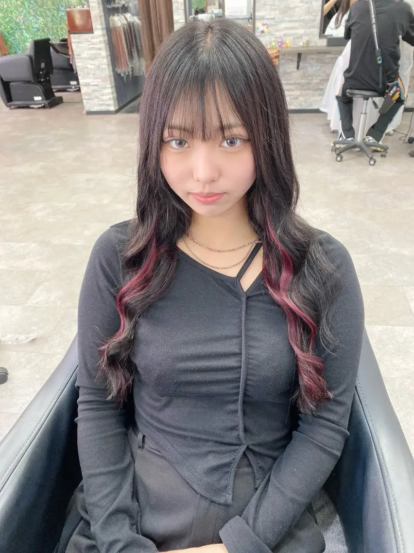ロング 外れにくいエク💚 EST梅田TAKIのヘアスタイル