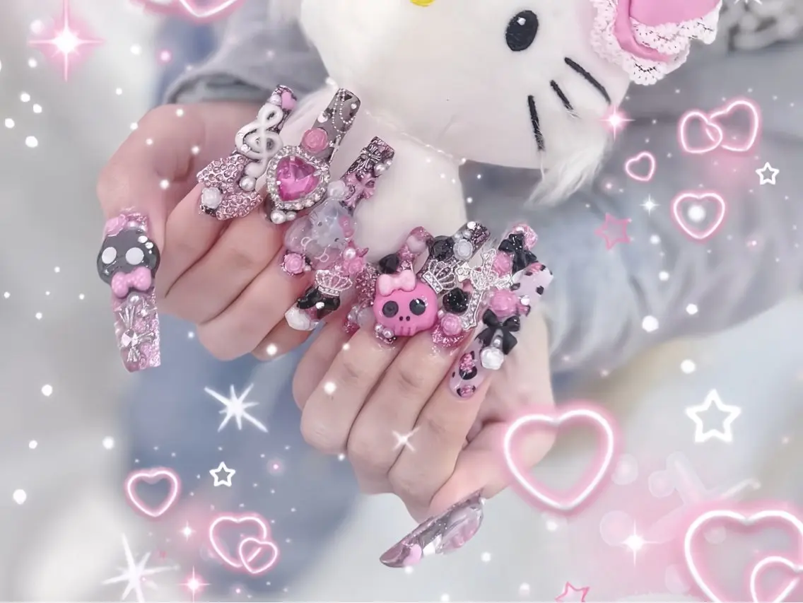 ネイル アートネイル フレンチネイル ジェルネイル 韓国ネイル ミラーネイル Rin Nail 新大久保店のネイルデザイン