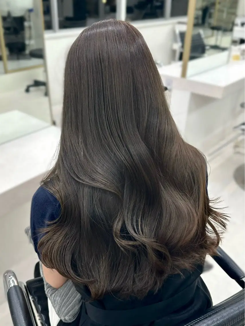 ロング カラー ヘアカラー トリートメント 🌹髪質改善カラー/ 似合わせ✨タクトのヘアスタイル